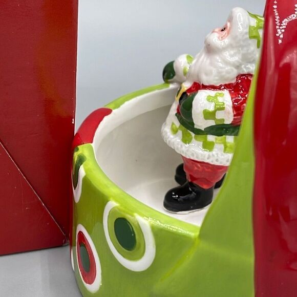 Fitz and Floyd 2008 Holiday cheer basket - Picture 9 of 11